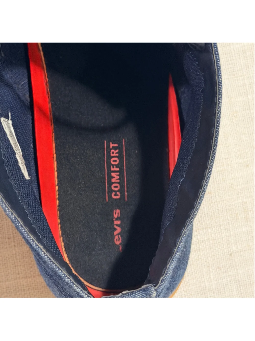 Levi’s Men’s Denim Chukka Boots Desert Shoes Gum Sole Blue Size 10 51801609U